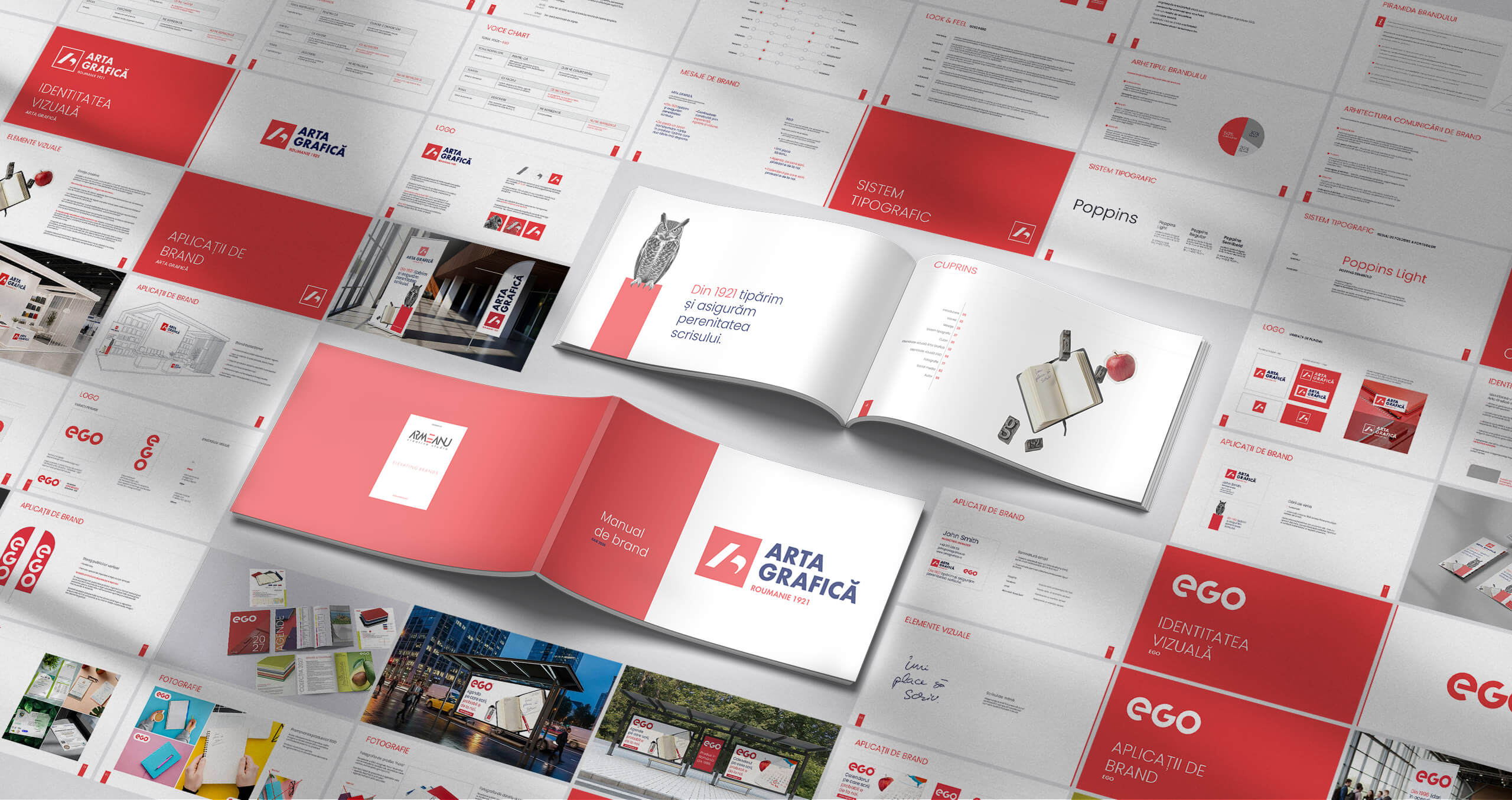 agentie de branding si rebranding - design manual de brand